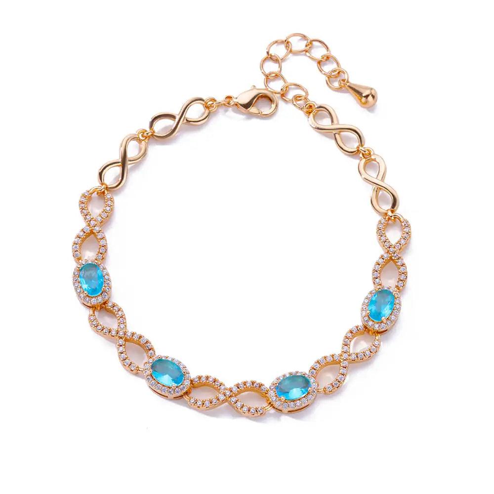 Pulseira de Coração com Zircônia - Luxo e Charme - Dorelle Joias