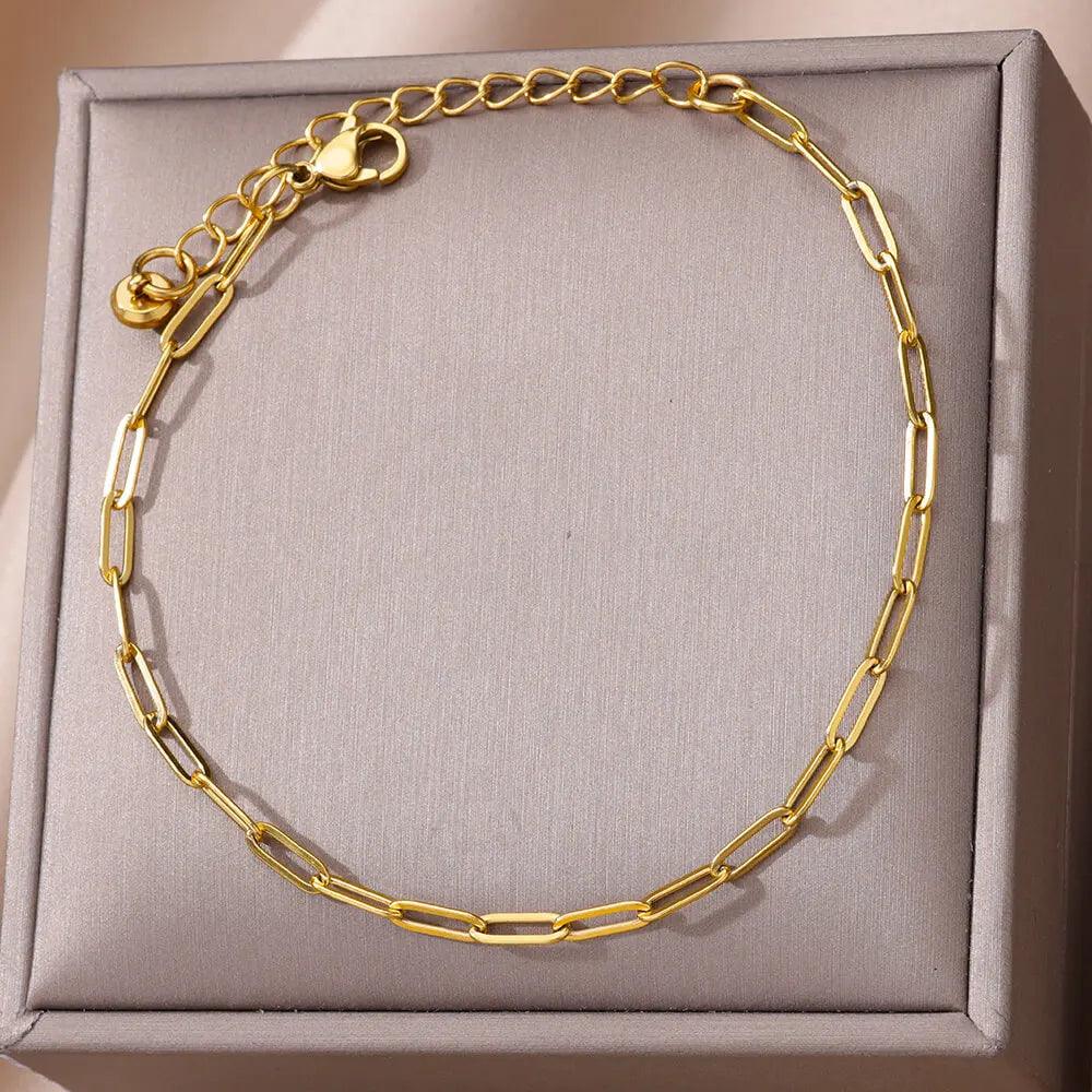 Pulseira de Corrente Feminina - Elegância e Durabilidade - Dorelle Joias