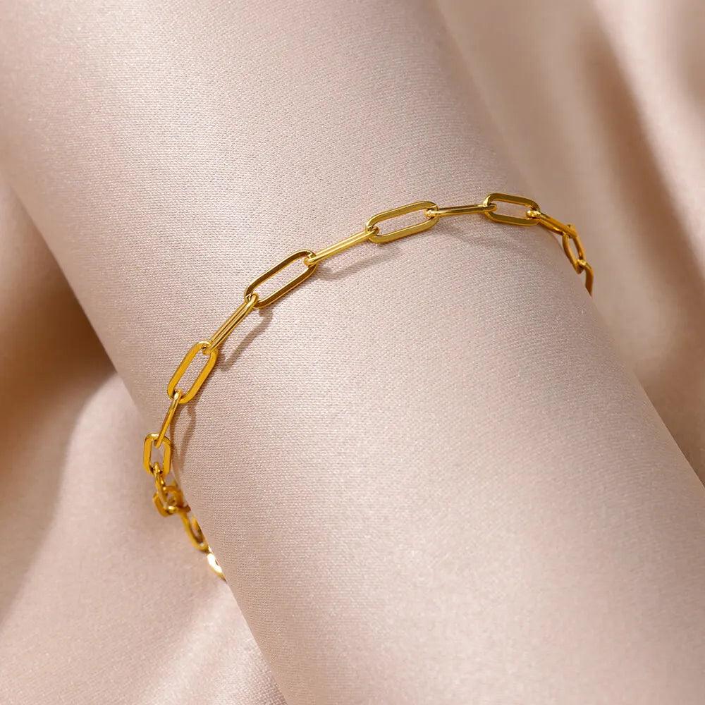 Pulseira de Corrente Feminina - Elegância e Durabilidade - Dorelle Joias