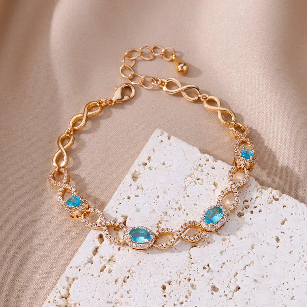 Pulseira de Coração com Zircônia - Luxo e Charme - Dorelle Joias